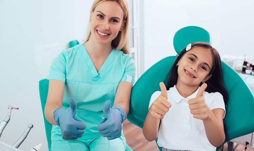 Asheville pediatric orthodontist doing treatment